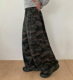 [BAONHAUS] Gihu Vintage Military Banding Wide Pants