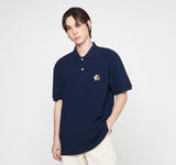 Flower Bear Embroidery Pique Short Sleeve Tee