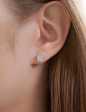 Essence Silver (W) H Moissanite Earrings 0.5CT