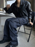 Raw Cargo Wide Denim