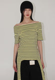 STRAP OFF SHOULDER T