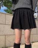 Mino banding flare mini skirt