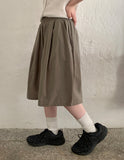 [unisex] Metelli Linen Pintuck Banding Bermuda Pants