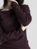 Soft boatneck sleeve