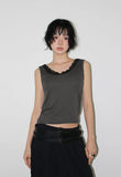 FINE LACE SLEEVELESS