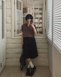 Jay Stripe Roll Up Short Sleeve Shirt