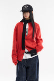 Amour crewneck wool alpaca cardigan