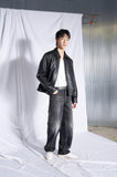 [Real Leather] Lambskin Overfit Two Way Single Jacket