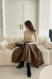 Geullise Pleated Banding Skirt