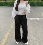 Cooling Banding Span Straight Pants