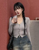 Krappy Halter Sleeveless Cardigan