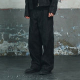 SICKLE BIKER DENIM PANTS