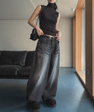 Luffy Laser Balloon Denim Pants
