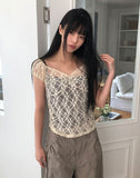 Hizzle Lace Sleeveless Blouse