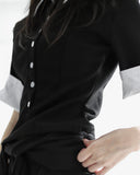 Claire Stripe Shirt Tee