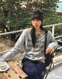Nar Off Shoulder Loose Fit Pile Sweatshirt
