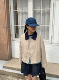 Henda Color Matching Collar Jacket