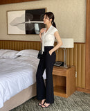 Selen Bootcut Slacks Pants