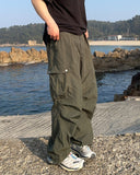 Ite Pintuck Nylon Cargo Pants