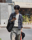 Cony Linen Crop Check Shirt
