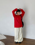 [unisex] Hatoyu Color Summer Boucle Over Knit