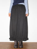 BLOOM CURVE FRILL SKIRT