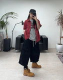 Luden Button Cargo Bermuda Pants