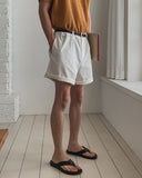 Luan Linen D-Ring Bermuda Shorts