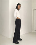 [MADE] Coro Velvet Flower Flower Layered Bootcut Knit Pants