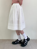 Golen Lace Midi Skirt