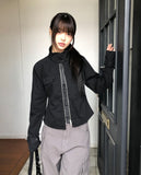 Quna Cotton Strap Two-Way Cotton Jacket