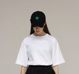 Clover Smile Embroidered Ball Cap