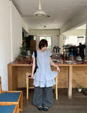 Hudum Striped Layered Shirt One Piece