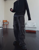 Treats Buckle Cargo Denim Pants