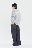 REVERSE LINE POCKET CREWNECK