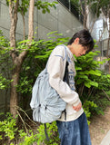 Zipper String Backpack