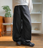 Senu Raw Wide Denim Pants