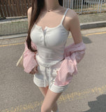 Detachable Pelvic Pad All Banding Cotton Shorts