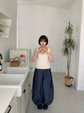 Alves Non-Fade Denim Balloon Cargo Pants