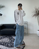 David Dart Cargo Denim Pants