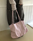 Pecan Leather Shirred Shoulder Bag