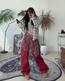 Belle loose check shirt