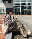 Tape Nylon Parachute Pants
