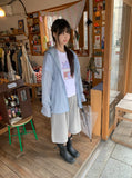 Swinn Pintuck Belt Banding Bermuda Pants