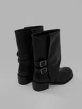 1126 Belt Warmer Middle Boots (5 cm)