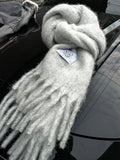 COSYHARU white brush muffler