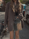 (WOOL 30%) Kona Herringbone Classic Blazer