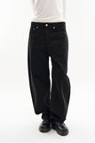 Union curved cotton pants