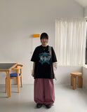 Conio Cotton Banding Balloon Wide Pants