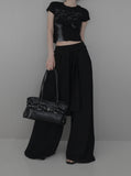 Bet Crack Leather Belt Shoulder Bag